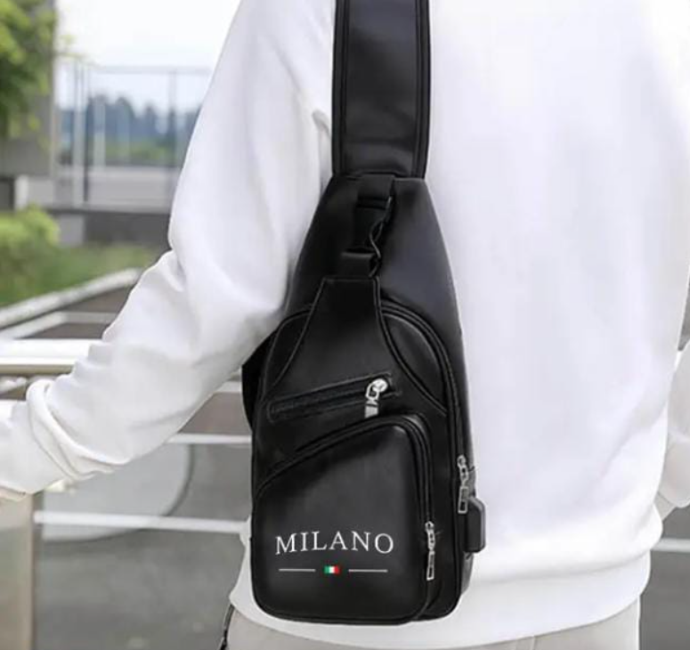 🎒 Bolso Bandolera “Milano” – Estilo y Funcionalidad en Uno 🇮🇹
