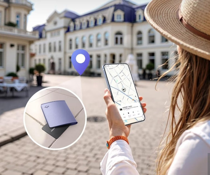 Tarjeta Localizadora Ultra Delgado 1.8 mm 📍🔋 – Rastreador iPhone, 8 Meses de Batería, Recargable & Compatible con iOS 14.5+