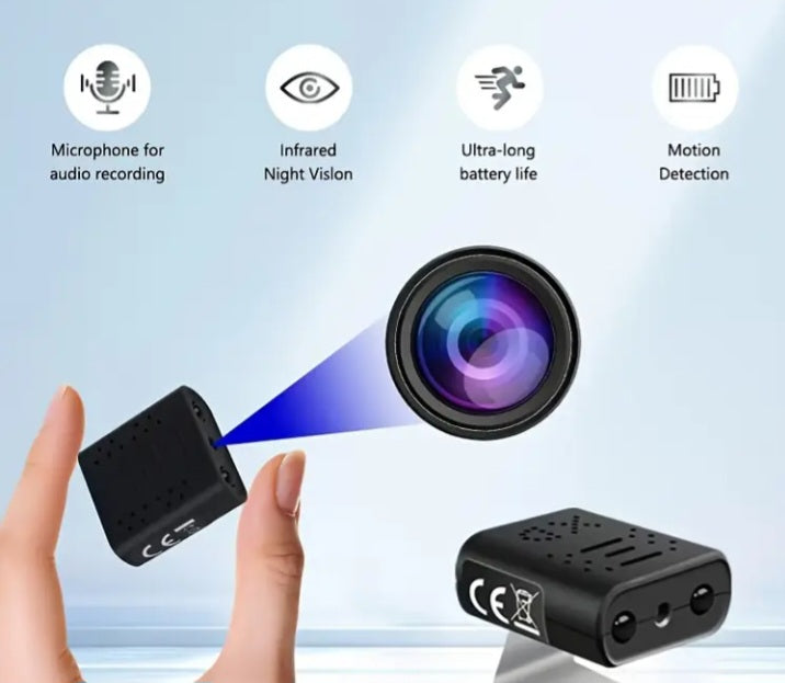 Mini Cámara Magnética🔍🎥 – Visión Nocturna, Detección de Movimiento y Grabación Portátil 24/7