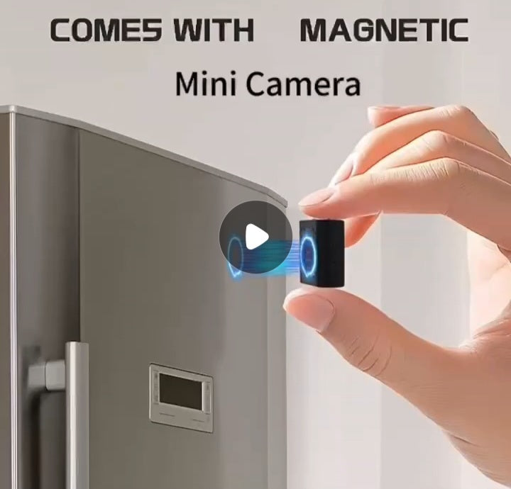Mini Cámara Magnética🔍🎥 – Visión Nocturna, Detección de Movimiento y Grabación Portátil 24/7
