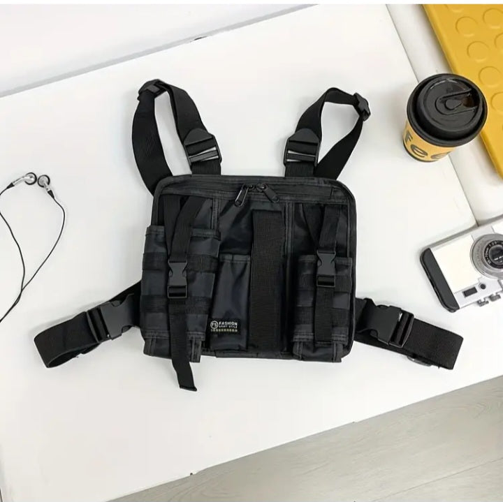 🔥 PRODUCTO: Chaleco Táctico Urbano Antirrobo – Multi-Bolsillos Ajustable